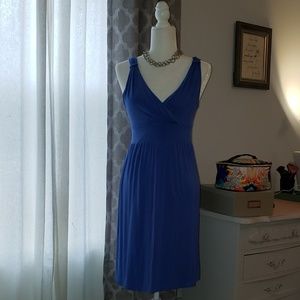 Sleeveless V-Neck Jersey Dress